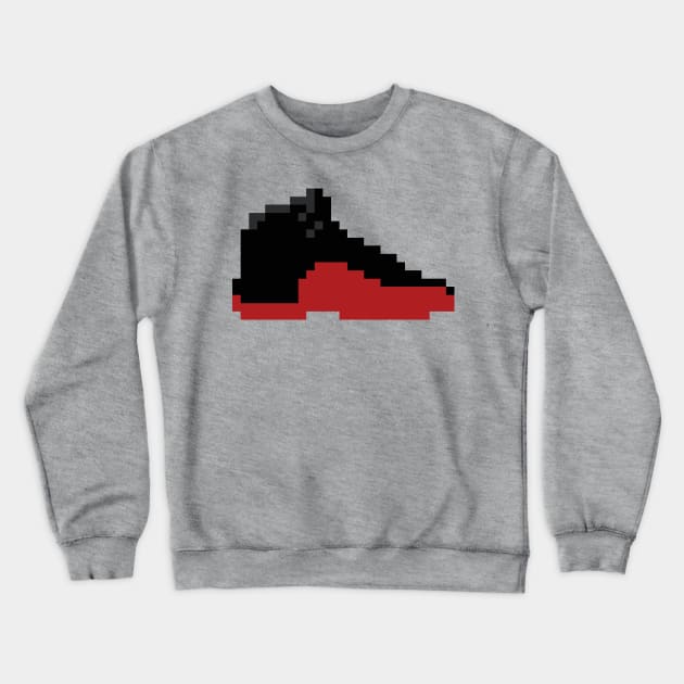 8-bit Jordan 12s - Alternate Crewneck Sweatshirt by soujohn